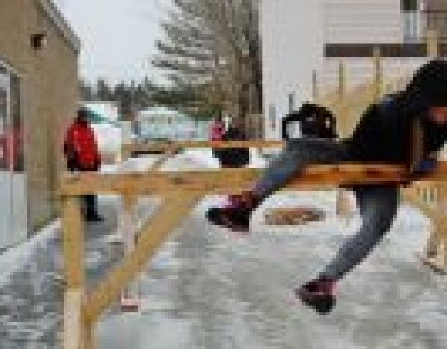 Première édition de L'Aquilon; une course à obstacles hivernale