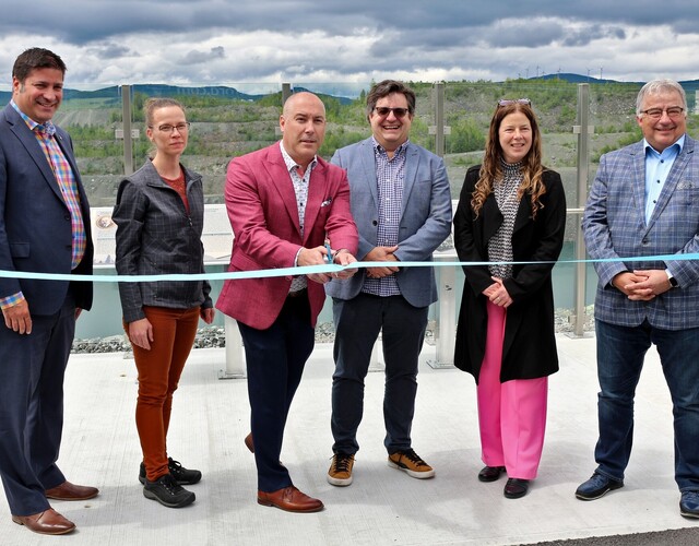 Inauguration du belvédère du quartier Mitchell / Inauguration of the Quartier-Mitchell lookout