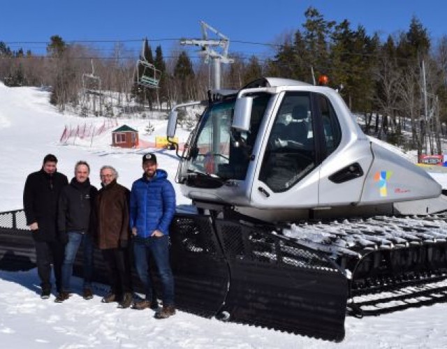 Aide financière pour le Mont Adstock : Thetford fière d'avoir contribué au succès des activités de la montagne