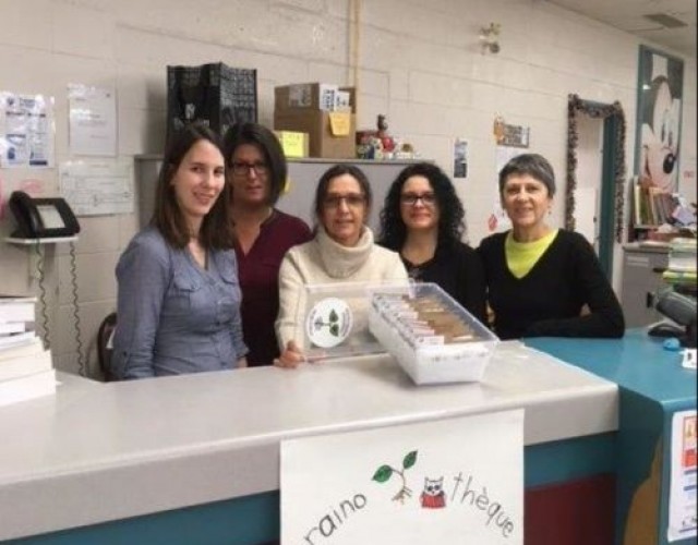 Les Incroyables comestibles de Thetford Mines et la Bibliothèque L'Hiboucou ouvrent une grainothèque