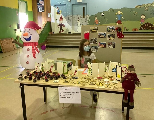 Un beau succès pour le marché de Noël de l'école de la Source