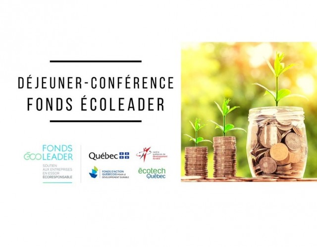 Déjeuner-conférence du Fonds Écoleader