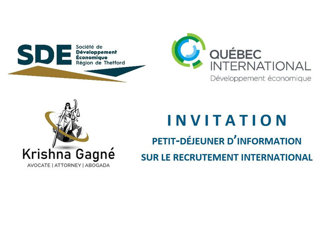 Invitation: Petit-déjeuner d'information sur le recrutement international