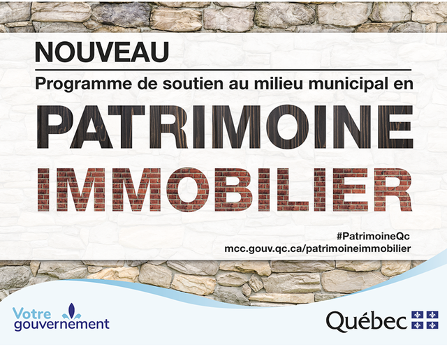 Patrimoine immobilier : Le gouvernement du Québec octroie 30 M$ pour aider les citoyens, les villes et les MRC