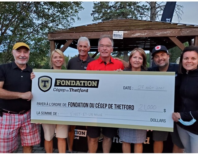 Un franc succès pour la Classique de golf de la Fondation du Cégep de Thetford