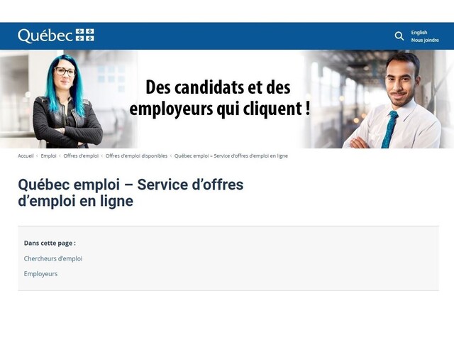 Recrutement et recherche d'emploi - Le ministre Jean Boulet lance « Québec emploi », un service d'offres d'emploi gratuit disponible partout au Québec