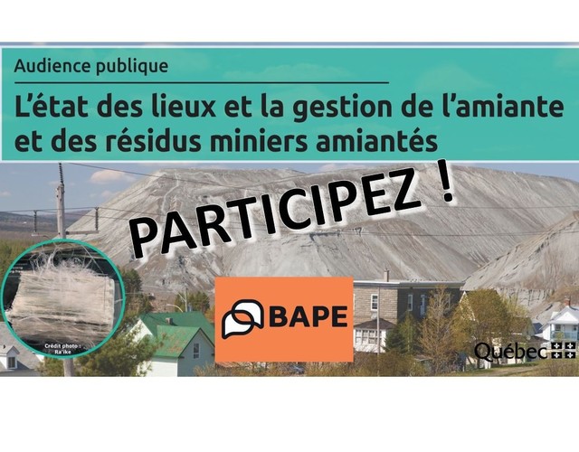 La commission d'enquête du BAPE donne la parole aux citoyens et poursuit sa consultation