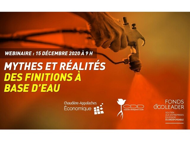 Webinaire - Produits de finition à base d'eau pour l'industrie du bois: Mythes et réalités