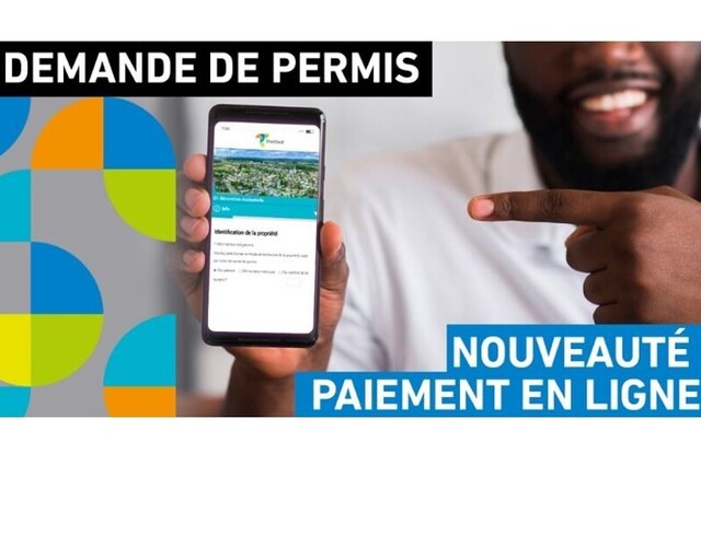 Demande de permis d'urbanisme: Nouveau service de paiement en ligne