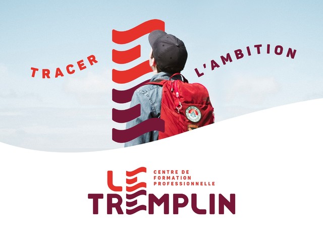 Le CFP Le Tremplin : Une identité de marque sous le thème de l'ambition