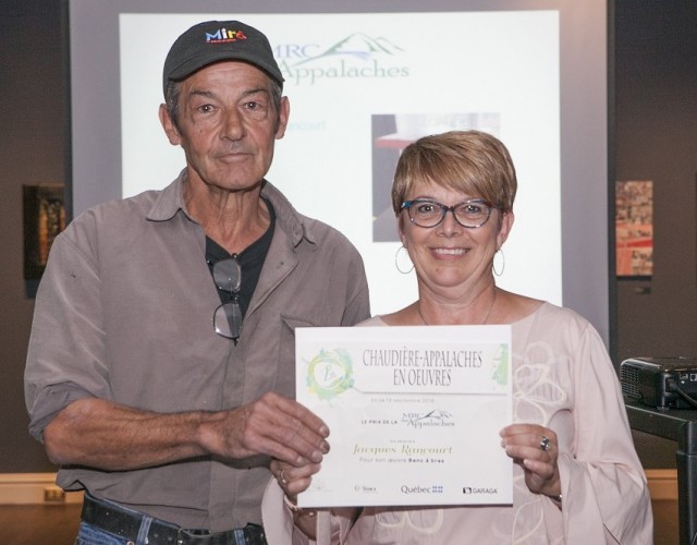 Chaudière-Appalaches en oeuvres 2019 : Jacques Rancourt reçoit le Prix du jury pour la MRC des Appalaches