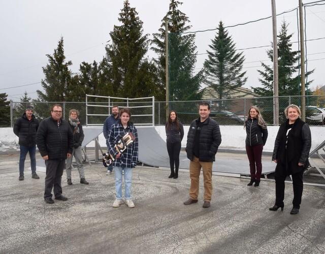 Nouveau skatepark dans le secteur Black Lake: Des partenaires font grandir le projet