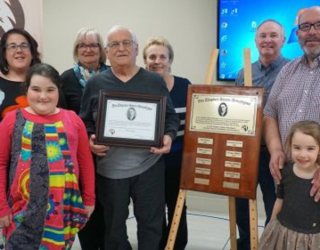 Le prix Cléophas-Adams-Robenhymer remis à Nelson Fecteau