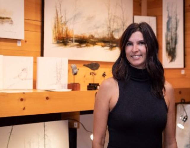 Exposition-concours Chaudière-Appalaches en oeuvres : Marie-Claude Bouchard remporte le Prix du public