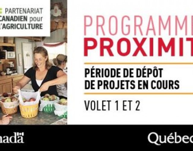 Mise en marché des produits bioalimentaires québécois - Premier appel de projets pour bénéficier du nouveau programme proximité