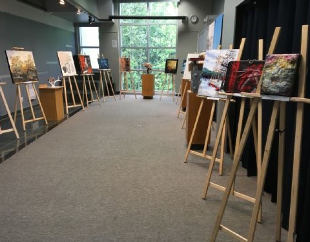 Les artistes de la région participants à l'expo-concours Chaudière-Appalaches en oeuvres 2019 présents au MMMTM